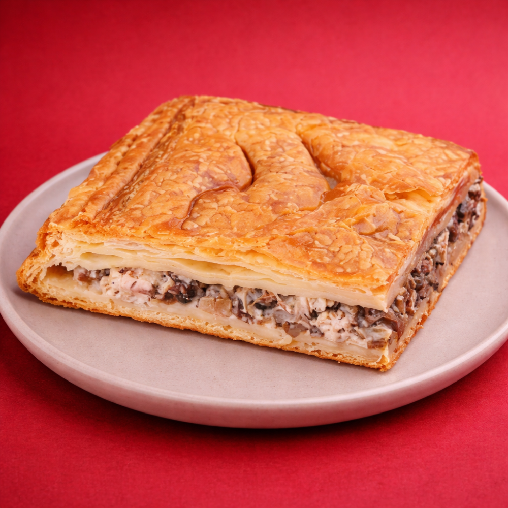 Пирог "Курица с шампиньонами в белом соусе" 1,4кг