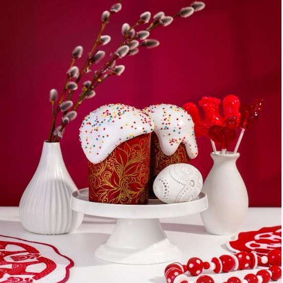 Кулич пасхальный с цукатами маленький