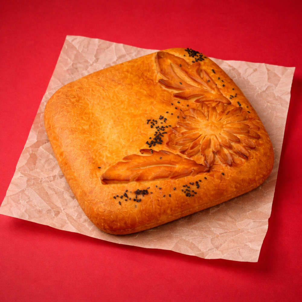 Пирог «Картофель с грибами и беконом»