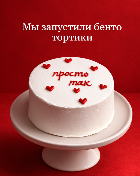 Бенто-торты в наших кондитерских Бенто-торты в наших кондитерских