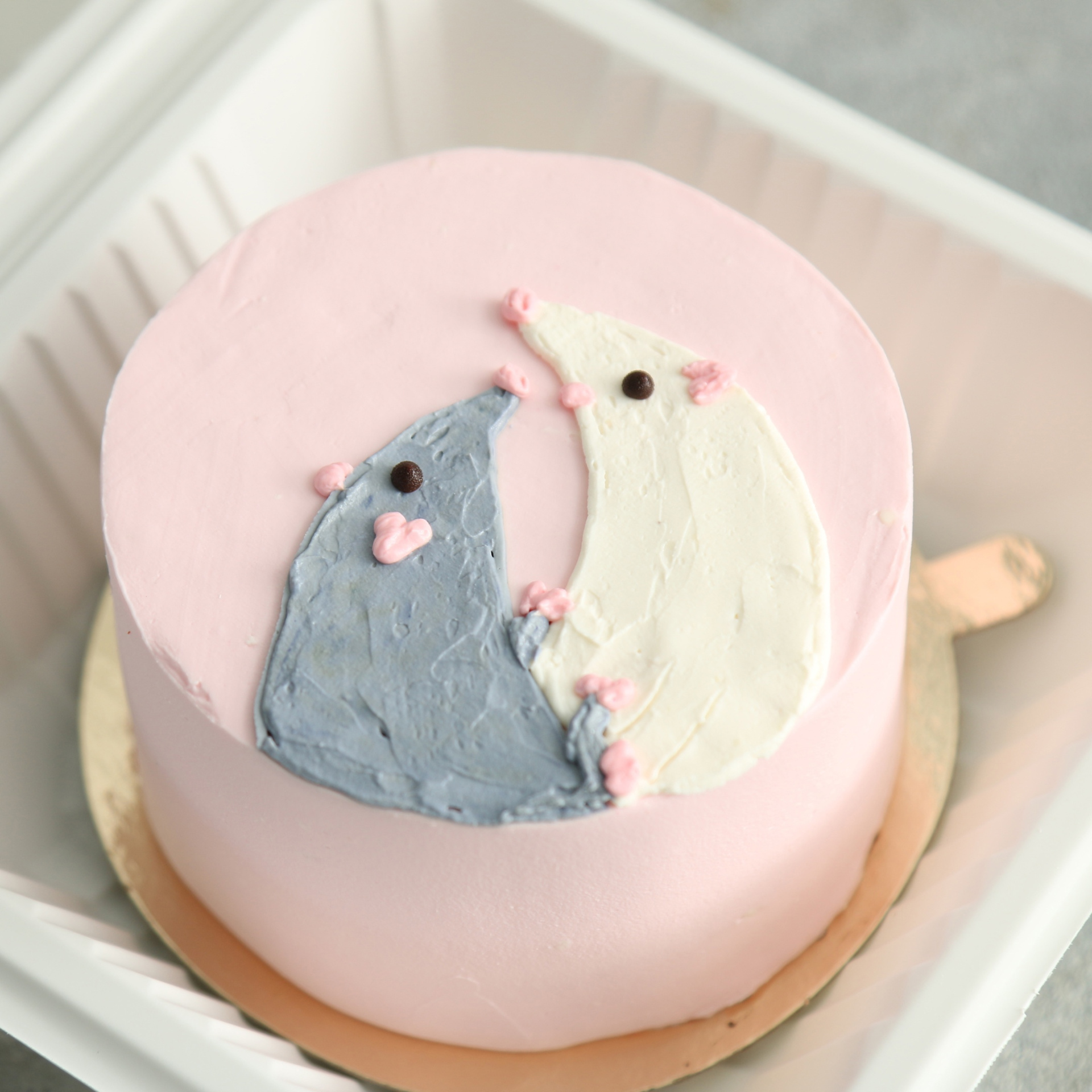 Бенто-торт с мышками