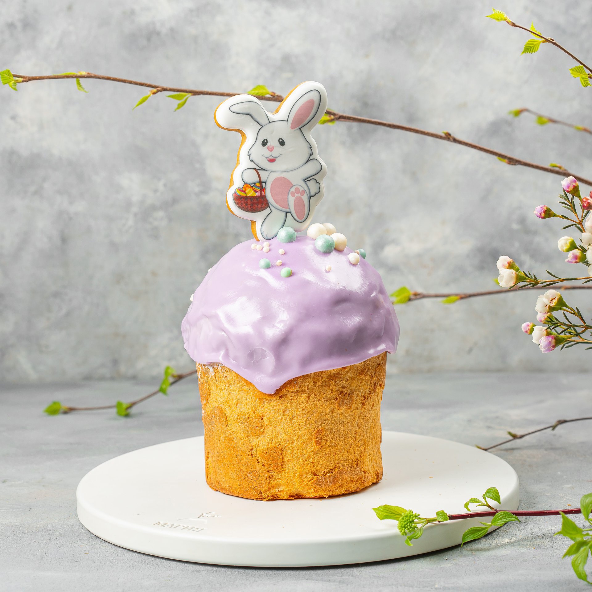 Кулич с зайчиком