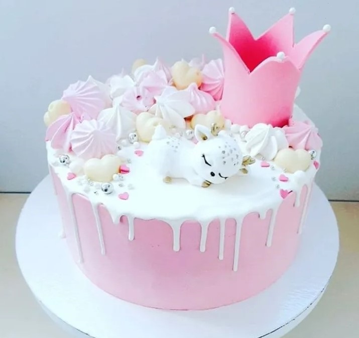 Торт на рождение девочки