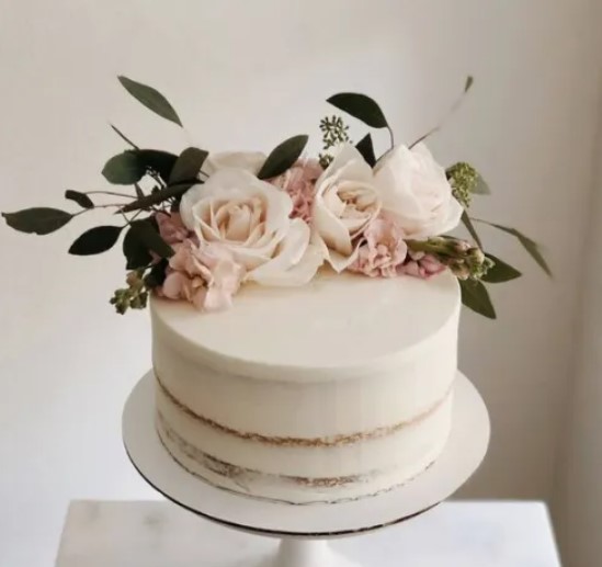 Свадебный торт с цветами Свадебный торт с цветами
