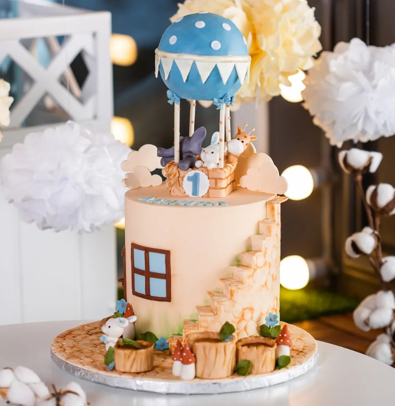 Фантазийный детский торт