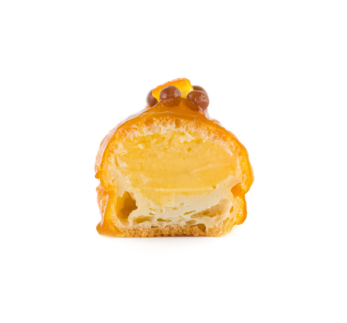 Пирожное эклер манго-маракуйя Пирожное эклер манго-маракуйя