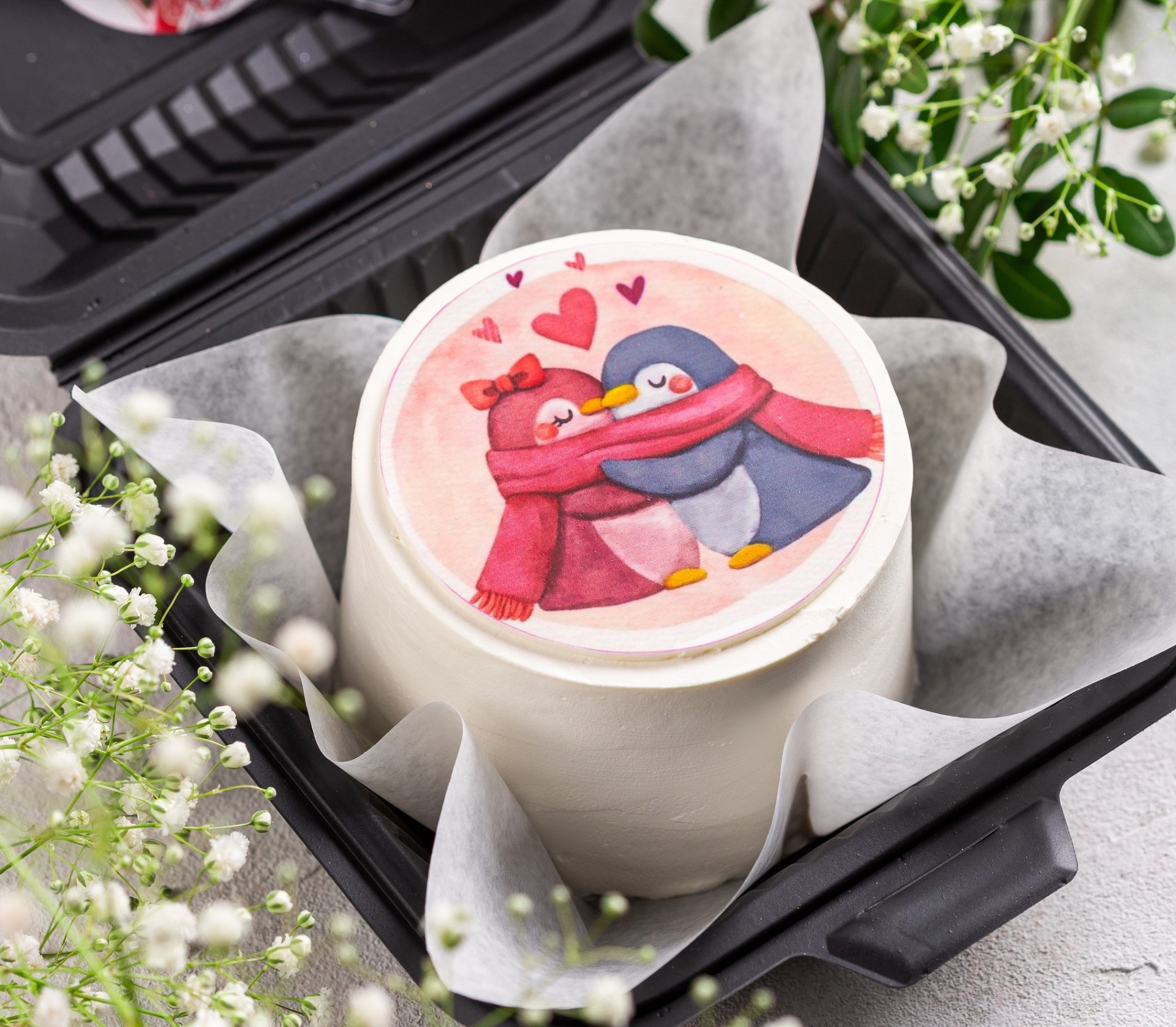 Бенто с пингвинами