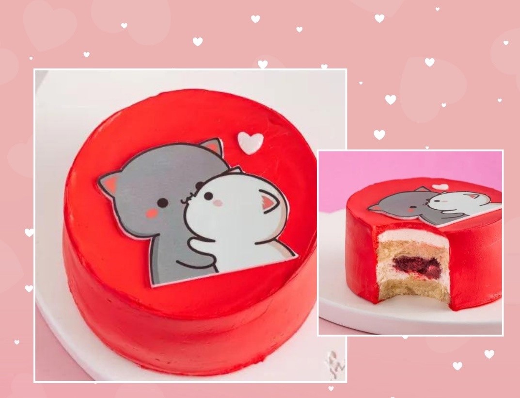 Бенто-торты на день влюбленных