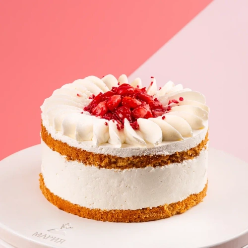 Торт «Клубника пломбир»