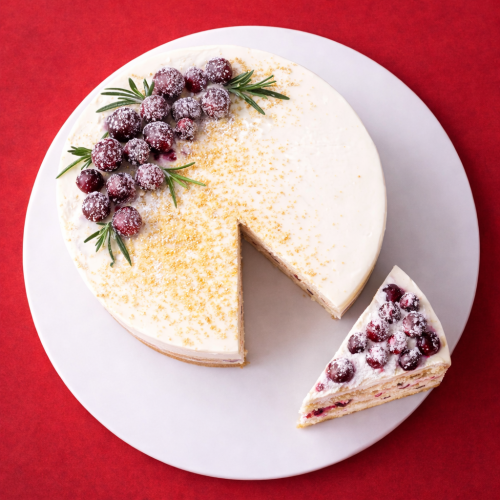 Торт «Домашний с брусникой»