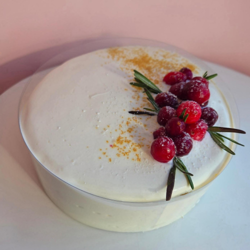 Торт «Домашний с брусникой»