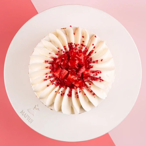 Торт «Клубника пломбир»